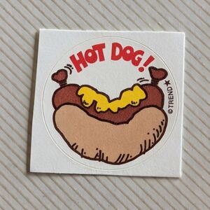 10/$25 "Hot Dog" Scratch & Sniff Retro Sticker